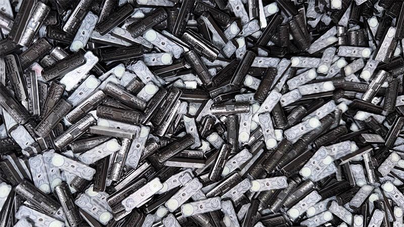 Pressure compensating dripper manufacturing process